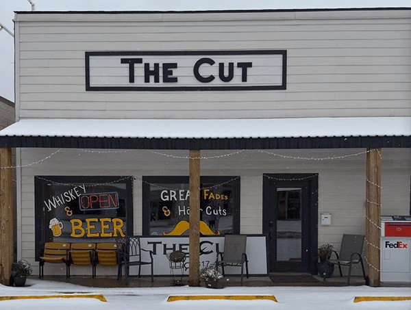 Picture of The Cut from across Main St.